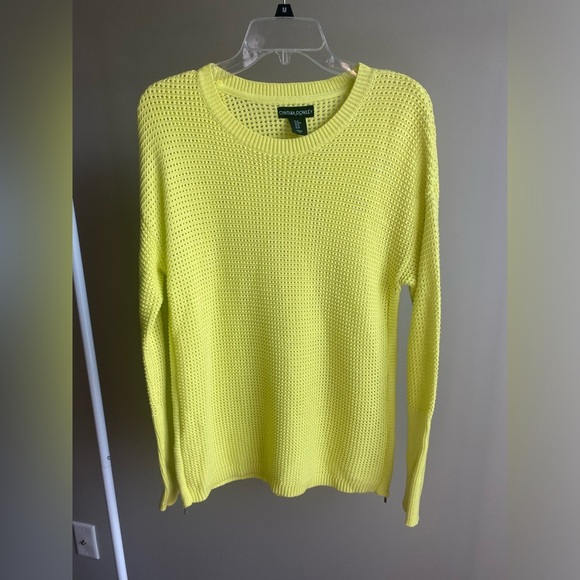 Cynthia Rowley sweater with side zippers - Picture 1 of 8